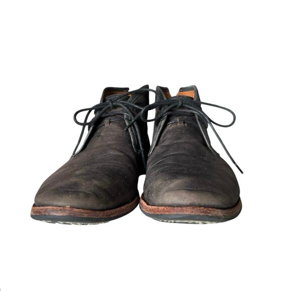 TIMBERLAND Mens Chelsea Boot Distressed Brown Sz 9 Lace Up Full Leather Upper - Picture 2 of 10